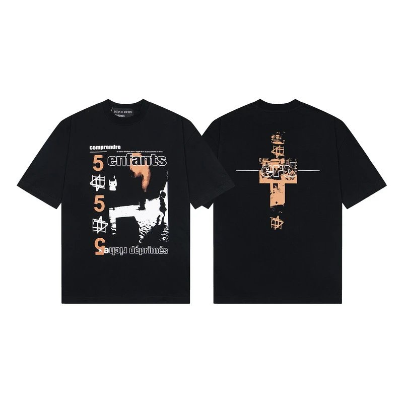 Enfants Riches Déprimés Graphic Print Black T-Shirt