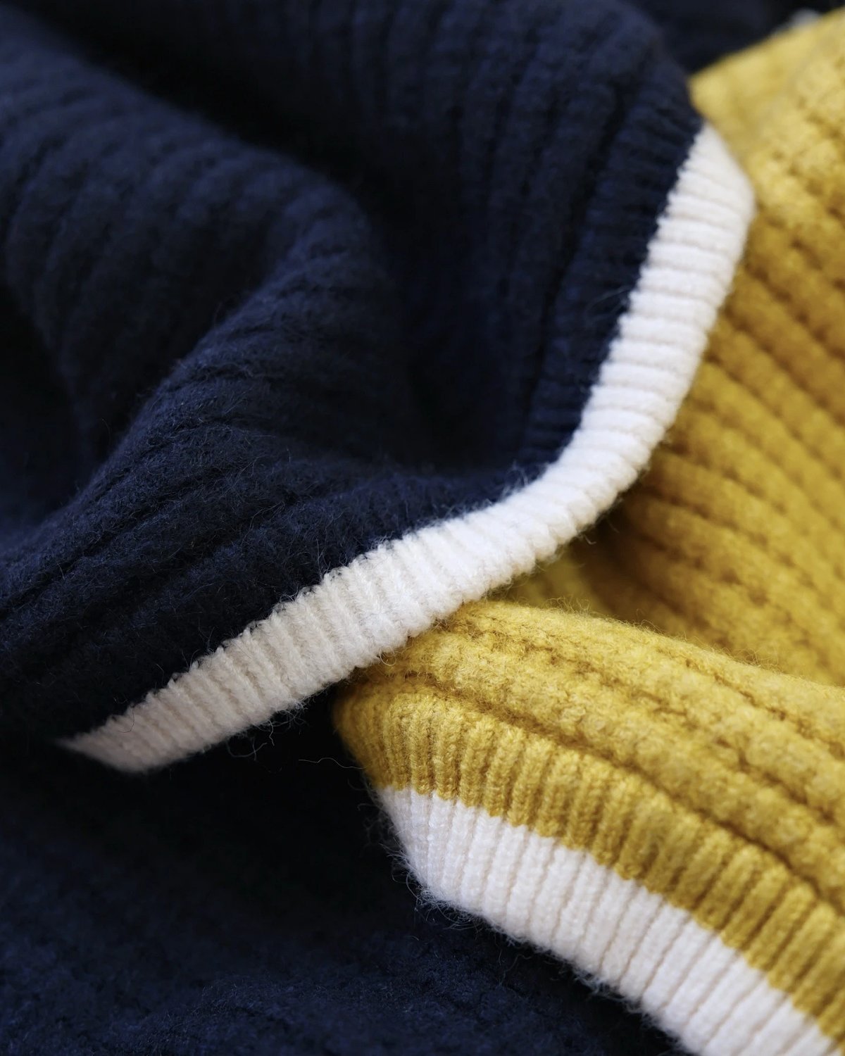 Design Waffle-Knit Hooded Sweater Mustard Yellow Hoodie product detail 21 in Litbuy spreadsheet finds