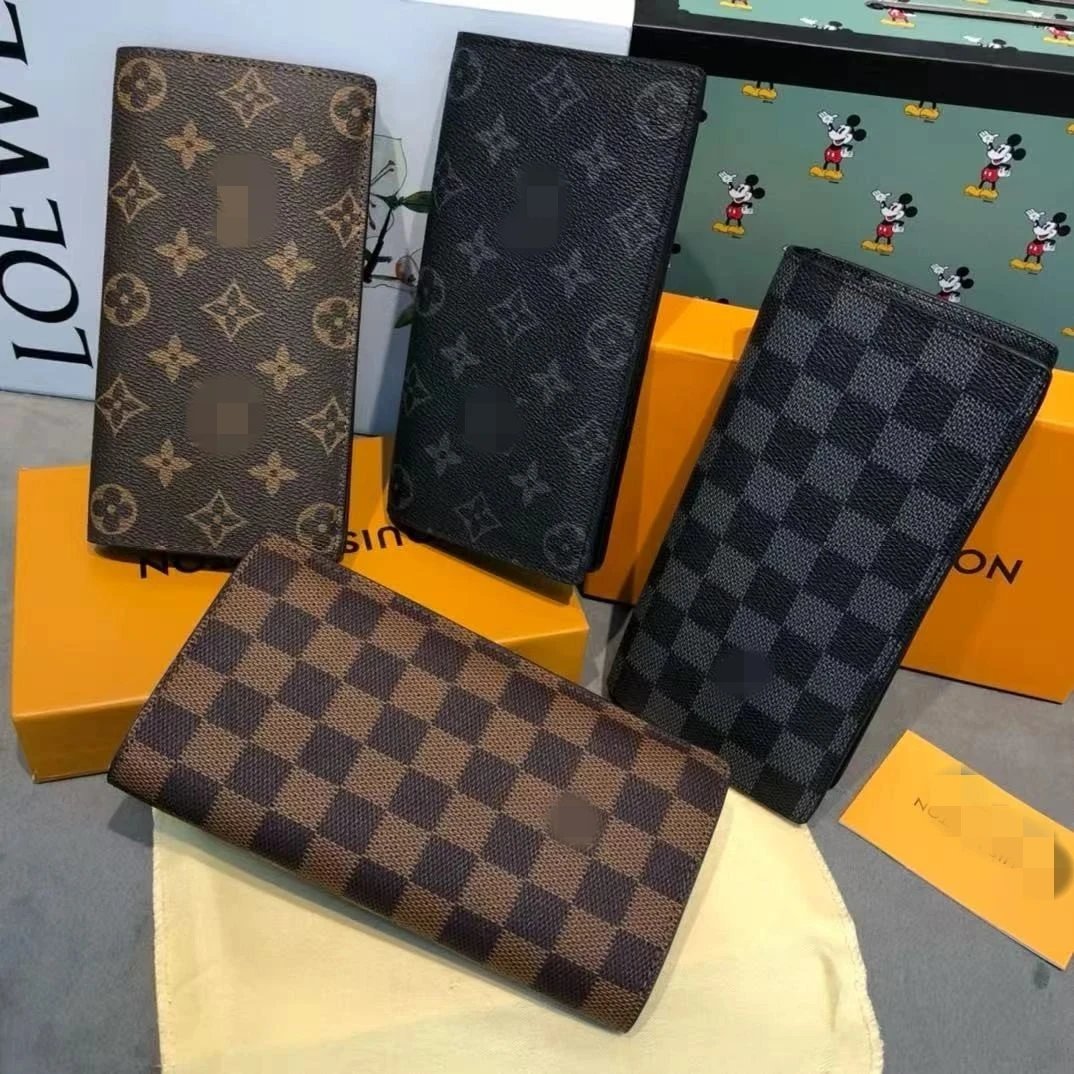 Louis Vuitton Multiple Models Brown Monogram And Damier Check Bifold Wallets