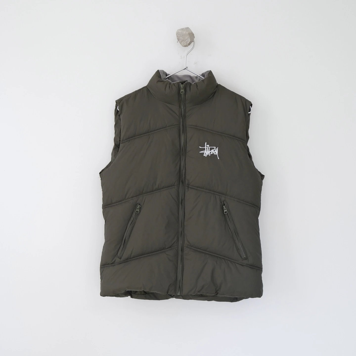 Stüssy Puffer Vest Navy Outerwear - 6