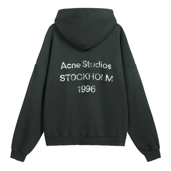 Acne Studios Stockholm 1996 Hoodie Deep Teal - 8