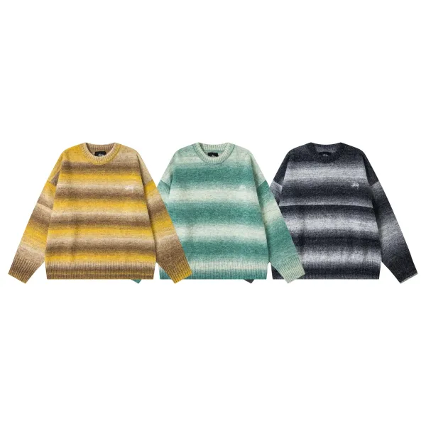 Design Oversized Plaid Knit Cardigan Multicolor - 6
