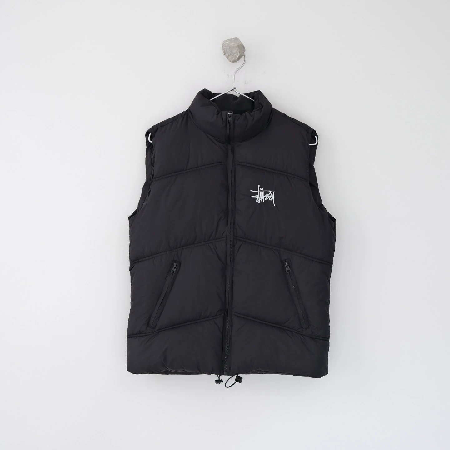 Stüssy Puffer Vest Navy Outerwear - 8