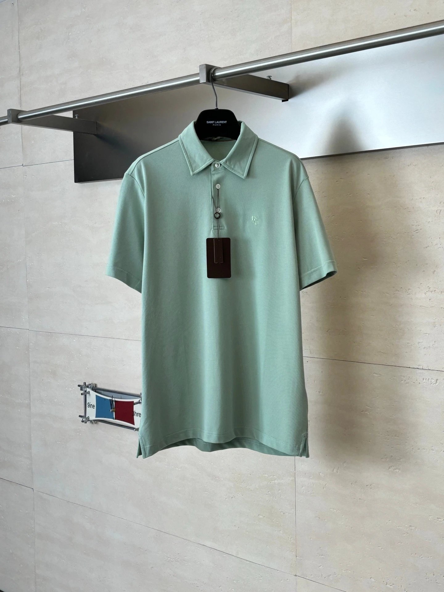 Embroidered Pique Polo Shirt photo 4