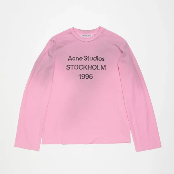 Acne Studios Stockholm 1996 Pink Long-Sleeve T-Shirt - 1