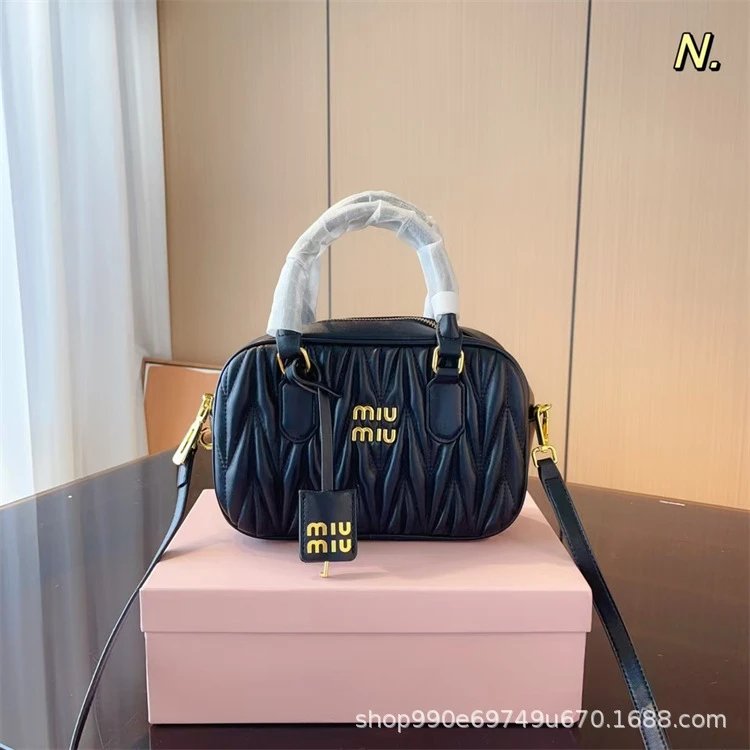Miu Miu Matelassé Mini Boston Bag White Handbag - 8