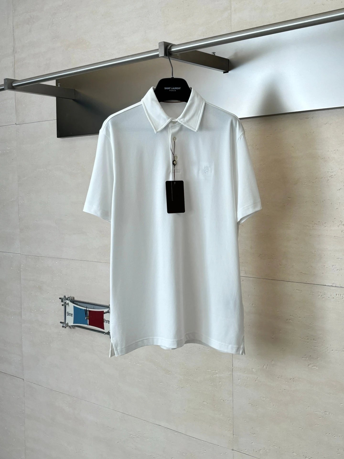 Embroidered Pique Polo Shirt photo 2