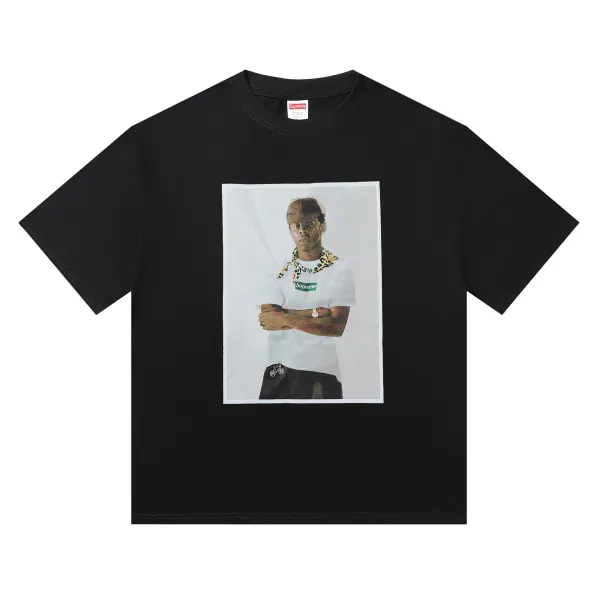 Supreme Tyler, The Creator Photo Print Black T-Shirt - 1