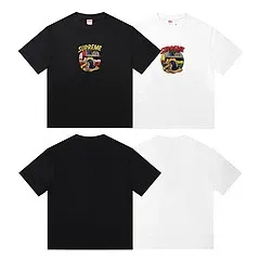 Supreme x Porsche 2023 Collection Graphic T-Shirt Black/White - 1