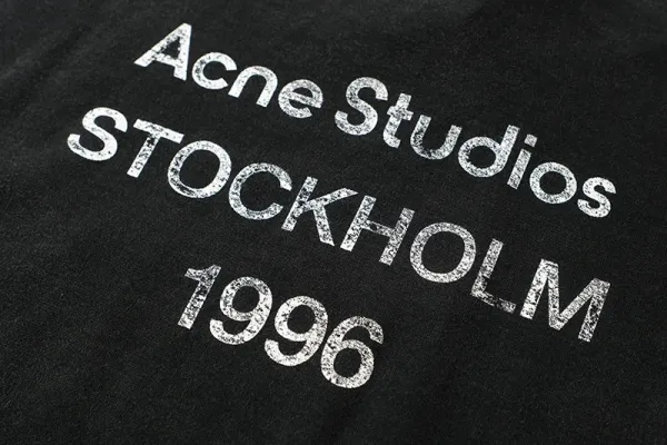 Acne Studios Stockholm 1996 Graphic T-Shirt Black - 6