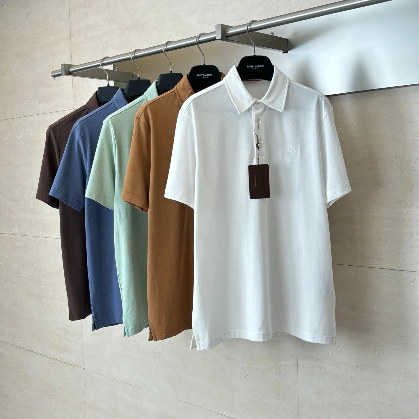Embroidered Pique Polo Shirt