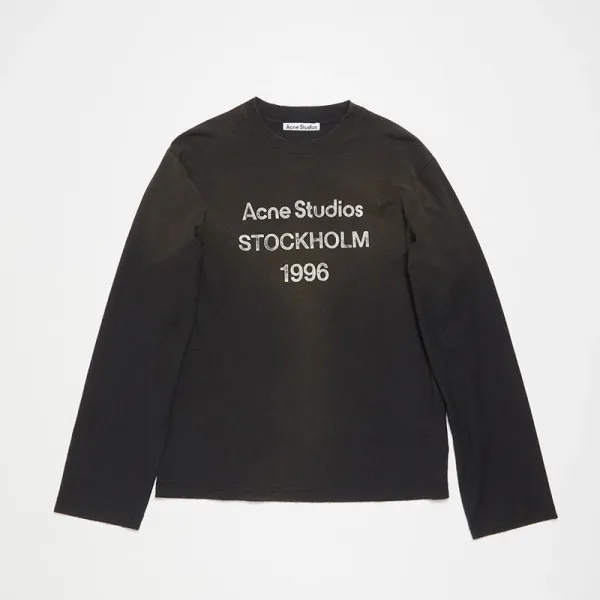 Acne Studios Stockholm 1996 Black Long-Sleeve T-Shirt - 1