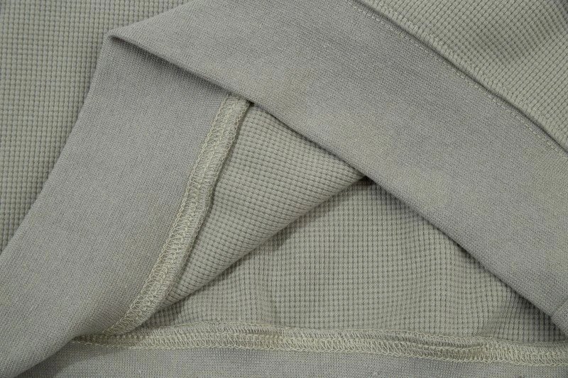 Fear of God Essentials Ribbed Polo Collar Sweatshirt Brown - 22