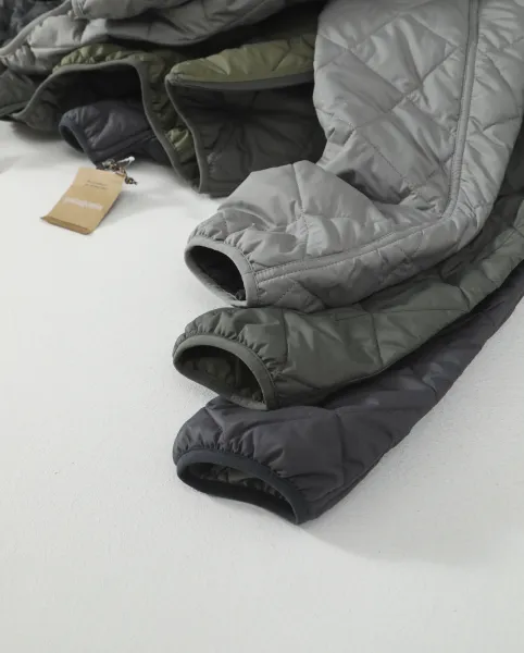 Patagonia Nano Puff Hoody Gray Quilted Jacket - 13