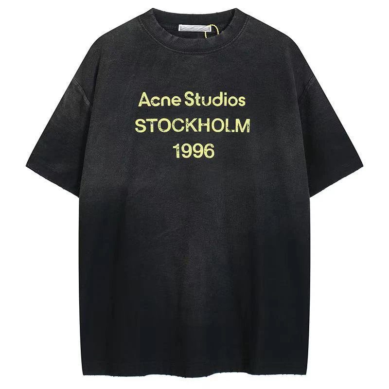 Acne Studios Stockholm 1996 Graphic T-Shirt Black