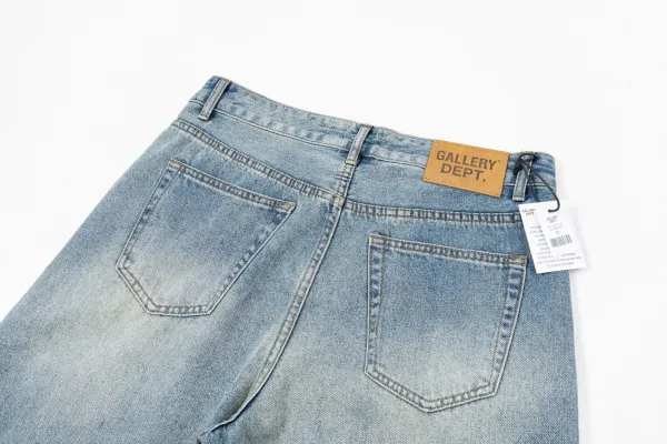 Gallery Dept. x Joshua Vides Art On Display Distressed Black Denim Shorts - 13