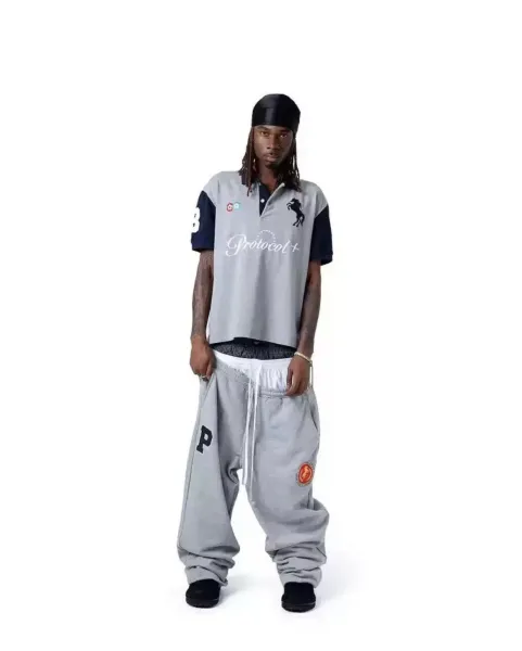 Design Vandy Design Protocol+ Polo Gray / Navy Polo Shirt - 15