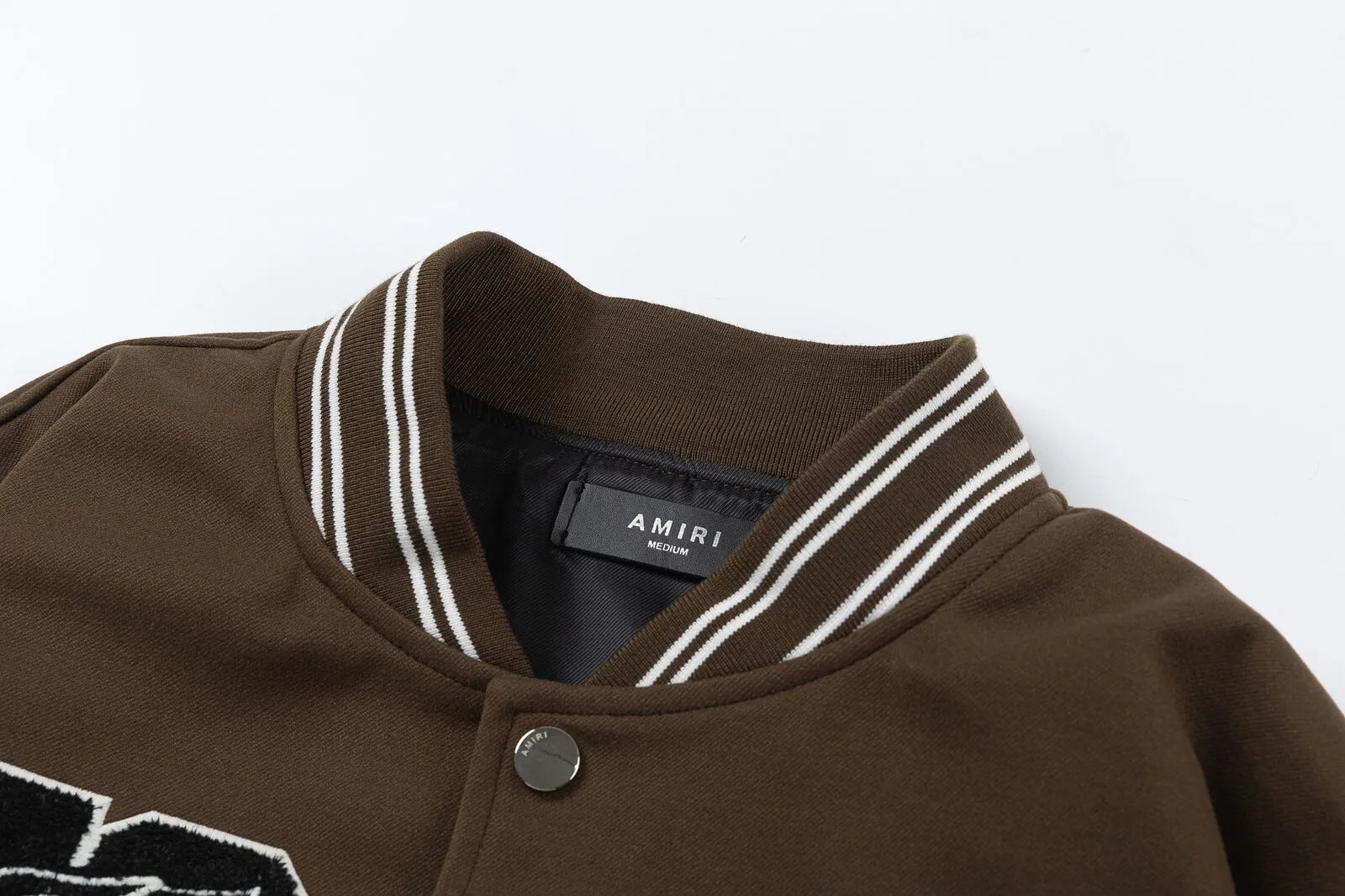 Off-White x Unknown Artist Star Varsity Jacket Light Blue - 3