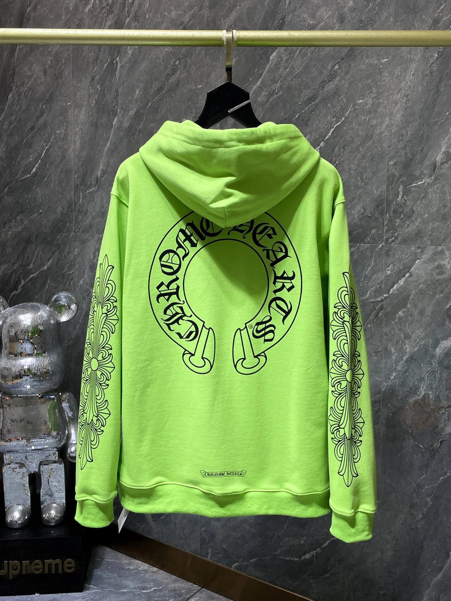 Design Sex Records x Native Zoo Hoodie Neon Green Hoodie - 30