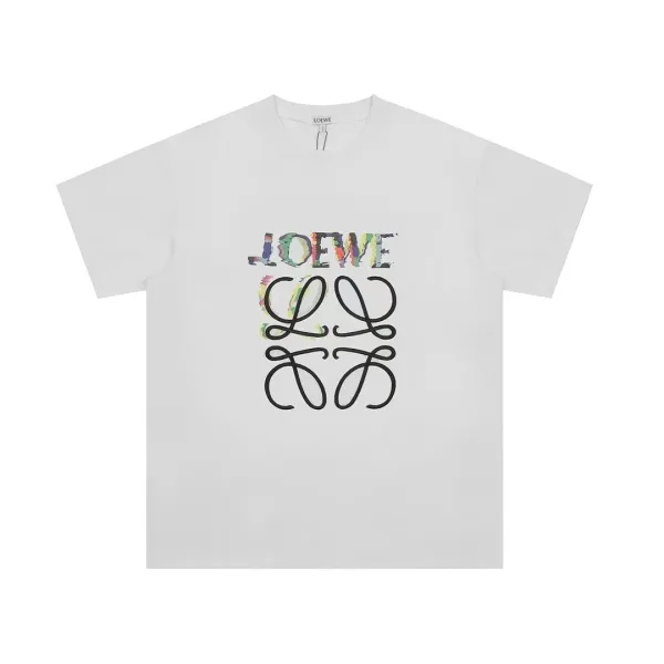 Loewe Anagram Print T-Shirt White - 1