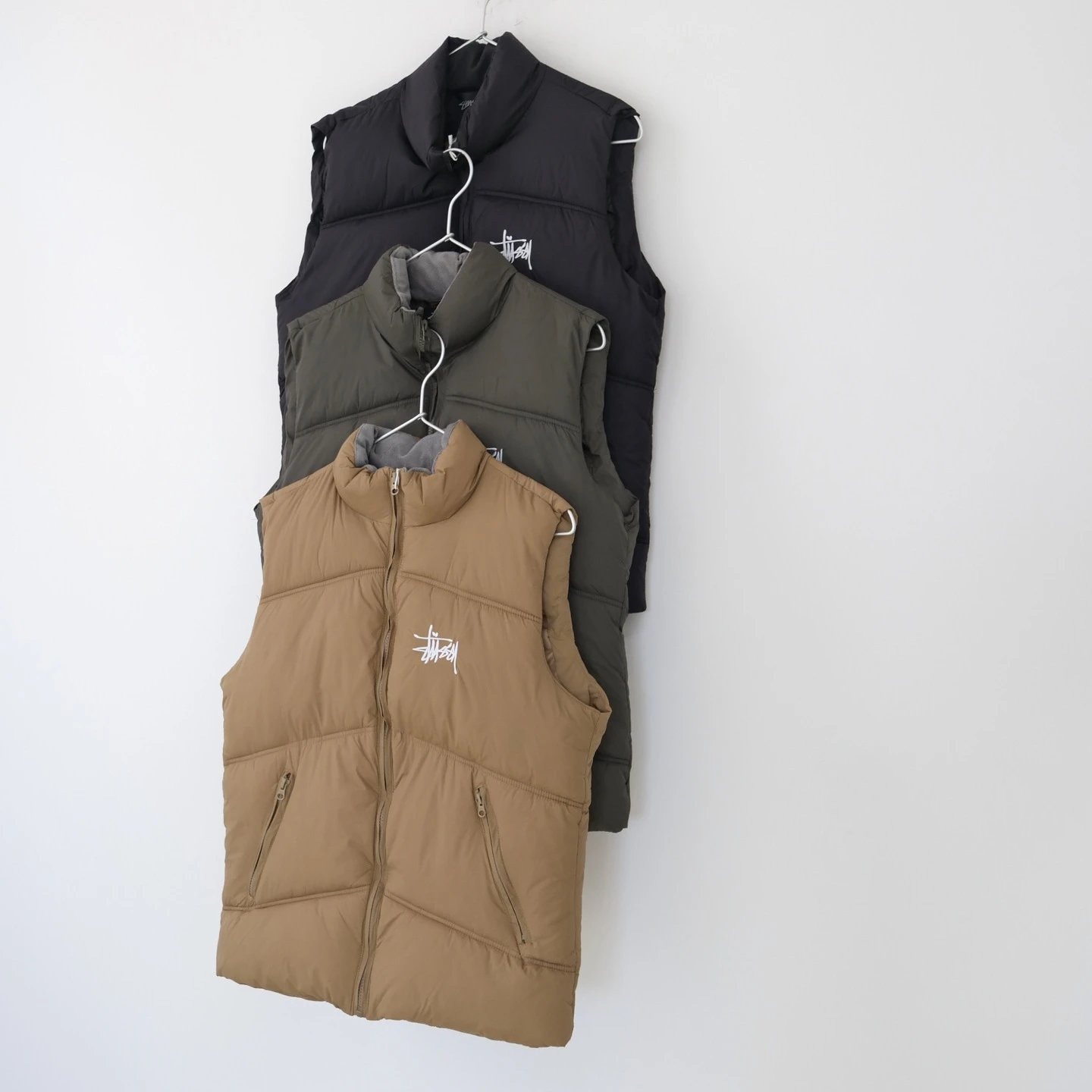 Stüssy Puffer Vest Navy Outerwear - 3