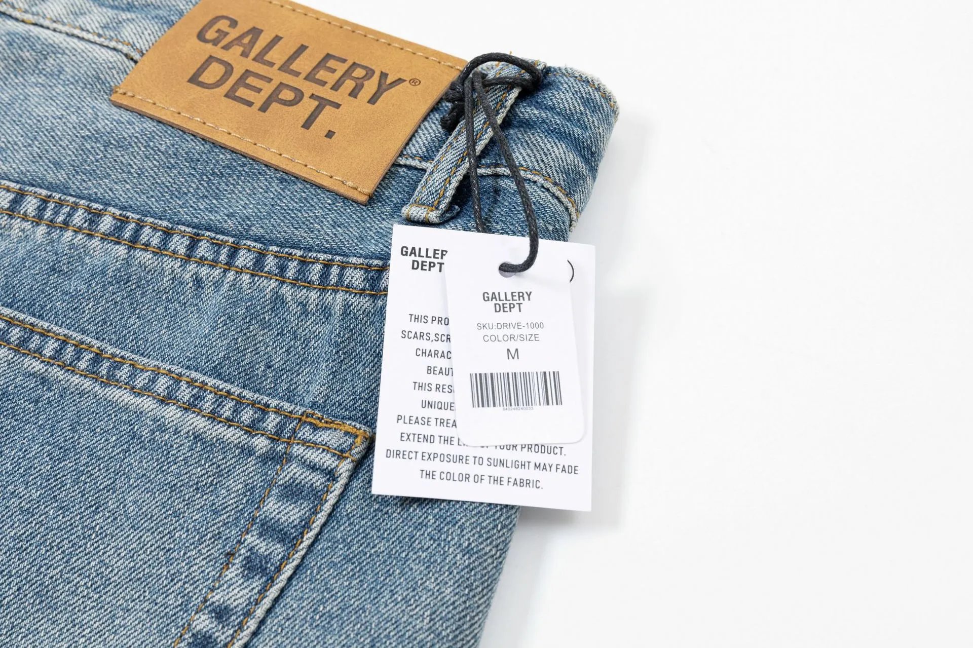 Gallery Dept. x Joshua Vides Art On Display Distressed Black Denim Shorts - 15