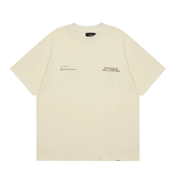 Represent Patron of the Club Cream T-Shirt - 1