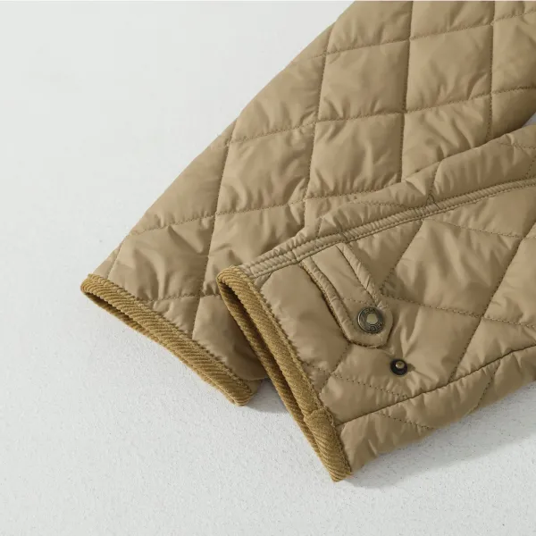 Ralph Lauren Quilted Diamond Stitch Jacket Army Green Outerwear - 26