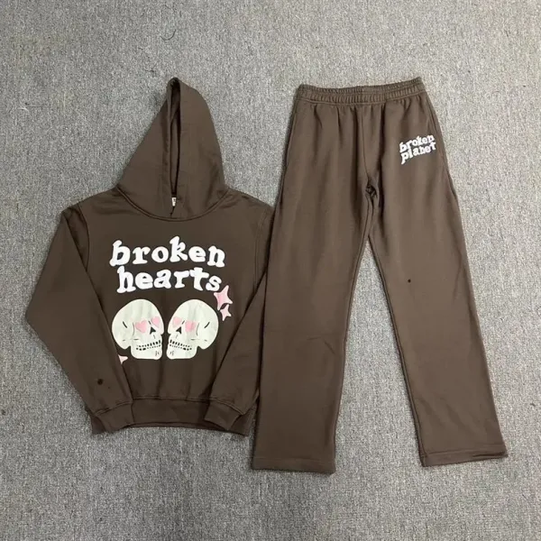 Broken Planet Heartless Love Hoodie Beige - 30
