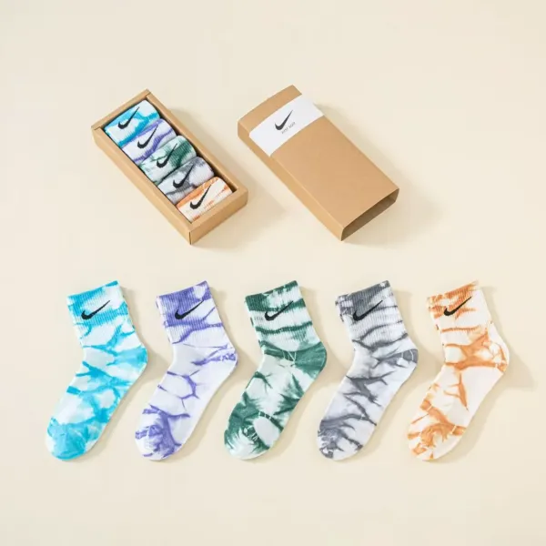 Nike Tie-Dye Crew Socks Multicolor Socks - 1