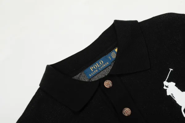 Polo Ralph Lauren Big Pony Knit Polo Black - 36