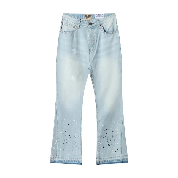 Gallery Dept. x Joshua Vides Art On Display Distressed Black Denim Shorts - 20