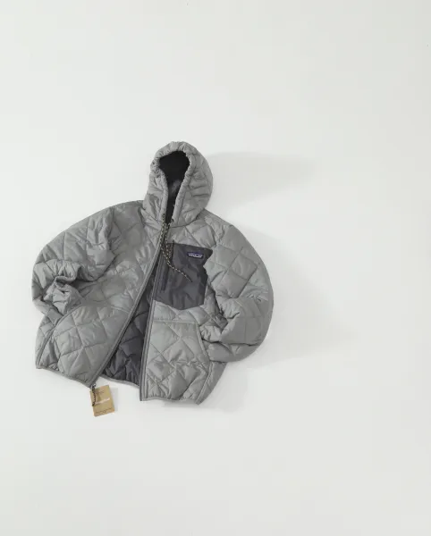 Patagonia Nano Puff Hoody Gray Quilted Jacket - 1