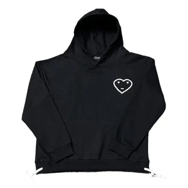 Play Comme des Garçons Heart Embroidery Black Sweatpants - 7