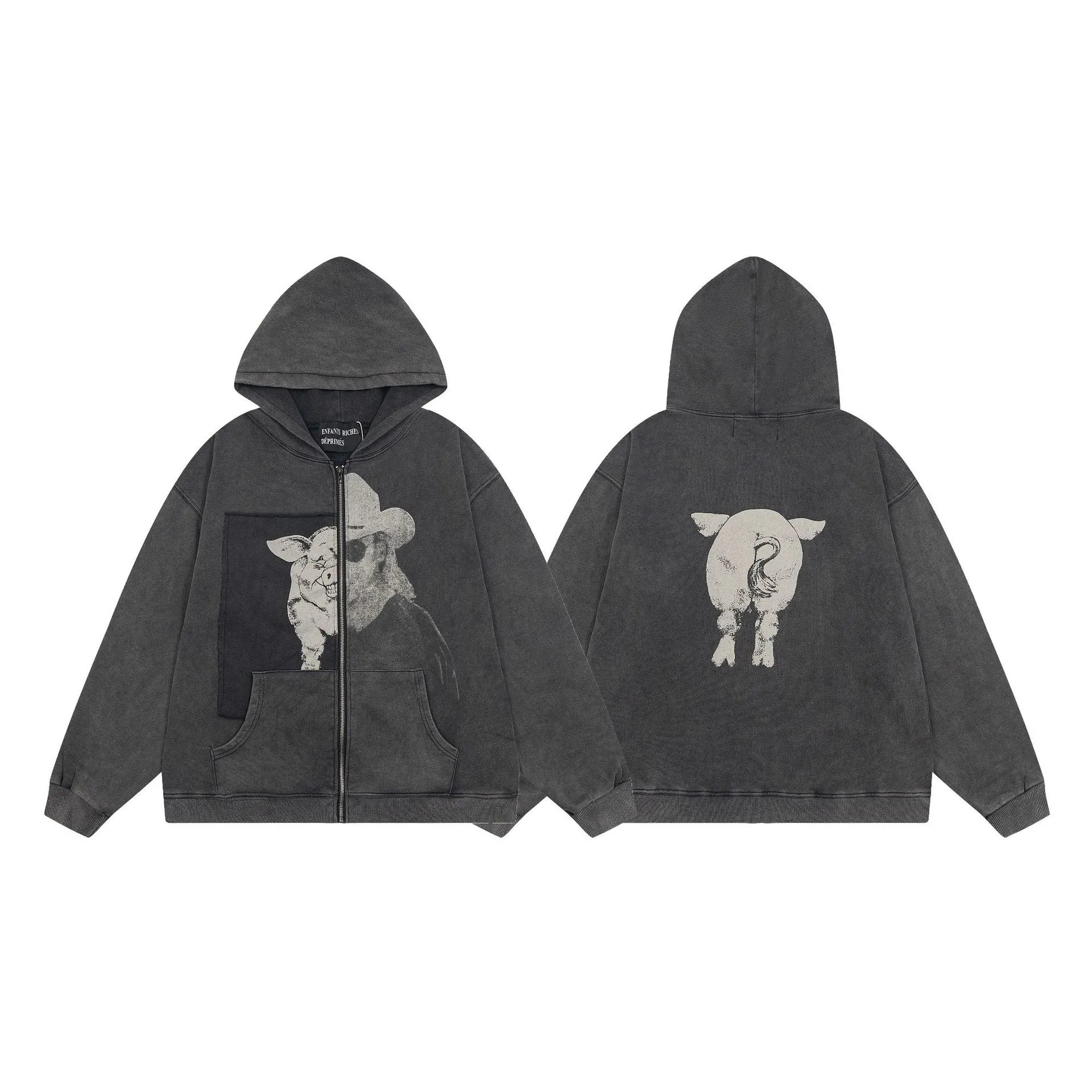 Printed Casual Hooded Sweatshirt photo 5