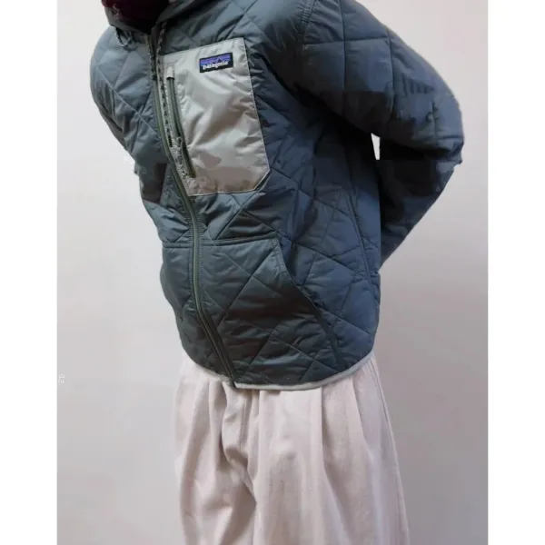 Patagonia Nano Puff Hoody Gray Quilted Jacket - 4