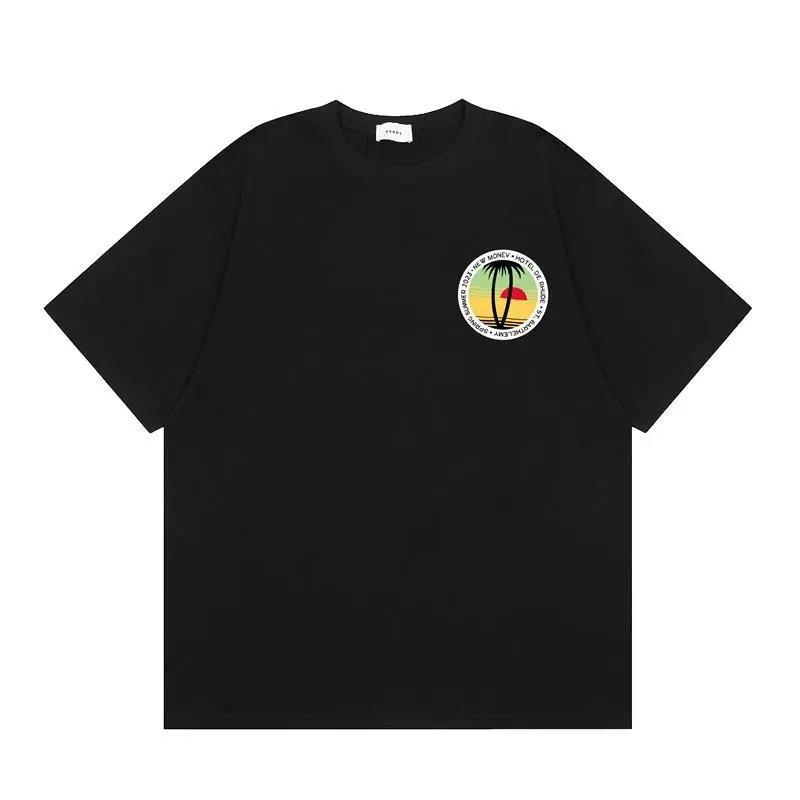 Rhude Authorized Sales And Service Black Graphic T-Shirt