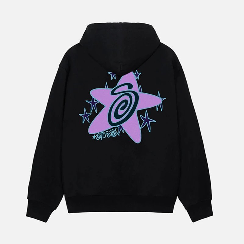 S星星  连帽黑色