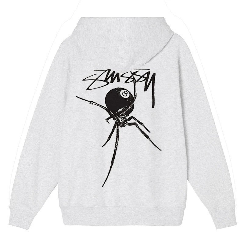 蜘蛛八号 连帽浅灰