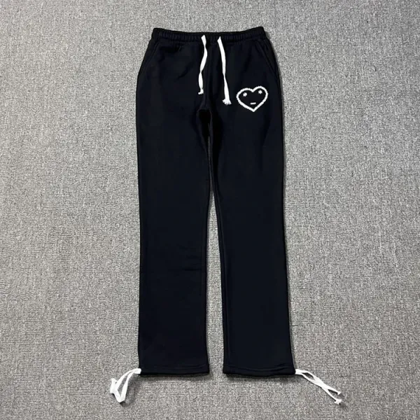 Play Comme des Garçons Heart Embroidery Black Sweatpants - 11