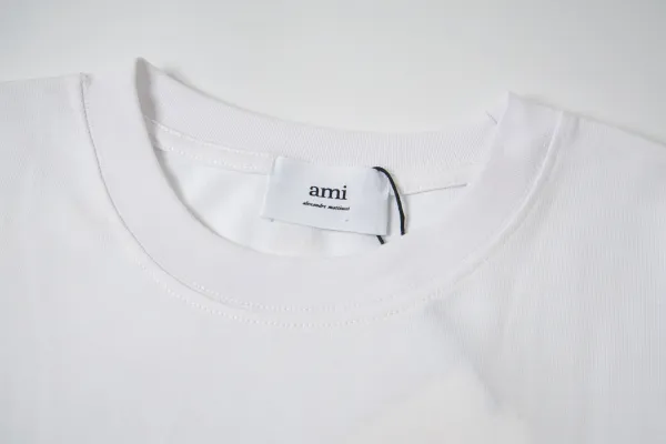 Ami x GAP Heart Logo Long-Sleeve T-Shirt White - 13