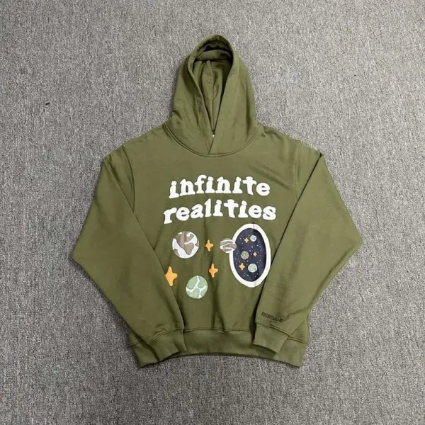 Broken Planet Heartless Love Hoodie Beige - 49