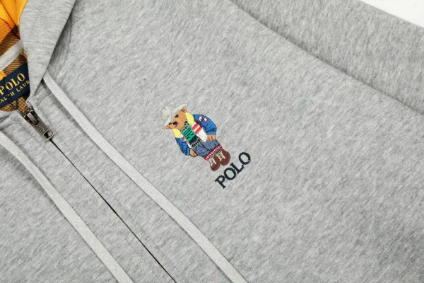 Polo Ralph Lauren Bear Logo Full-Zip Hoodie White - 15