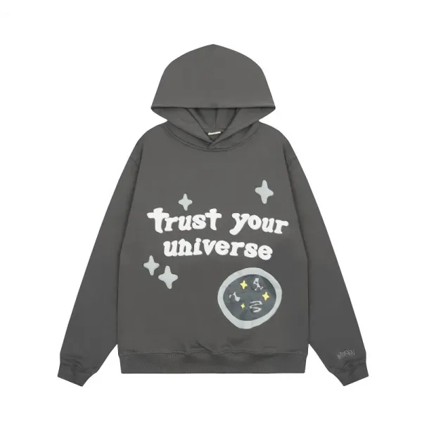 BANKEY Trust Your Universe Gray Hoodie - 1