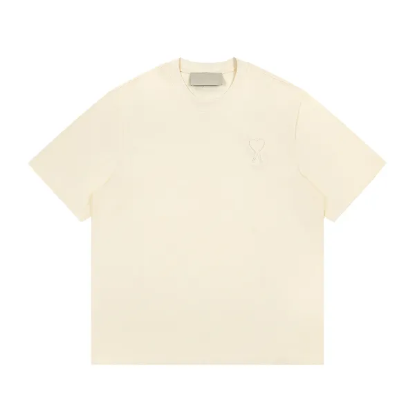 AMI Paris AMI Paris Black Outline Logo T-Shirt - 9