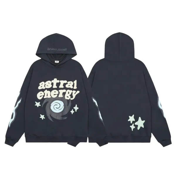 Broken Planet Astral Energy Glow-in-the-Dark Hoodie - 1