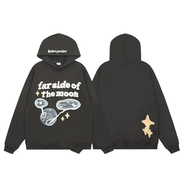 Broken Planet Far Side of the Moon Black Hoodie - 1