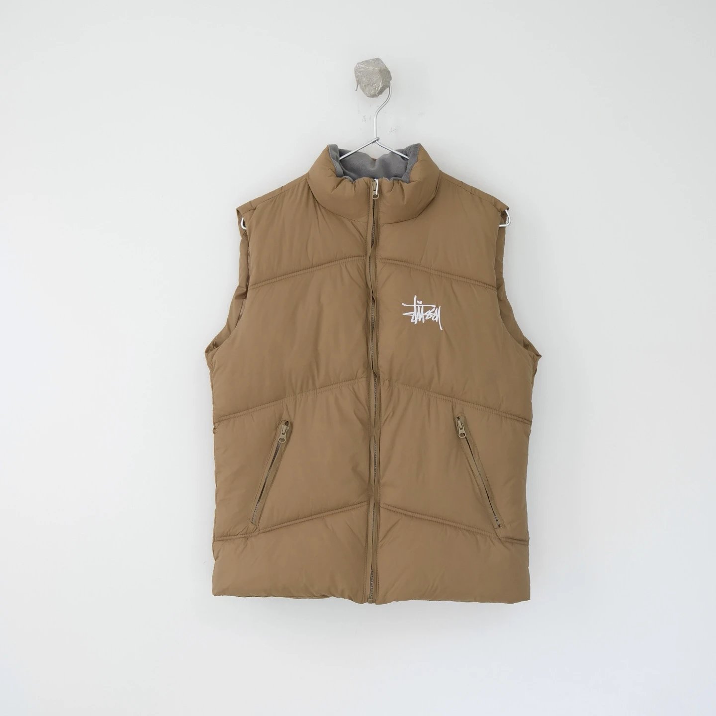 Stüssy Puffer Vest Navy Outerwear - 4