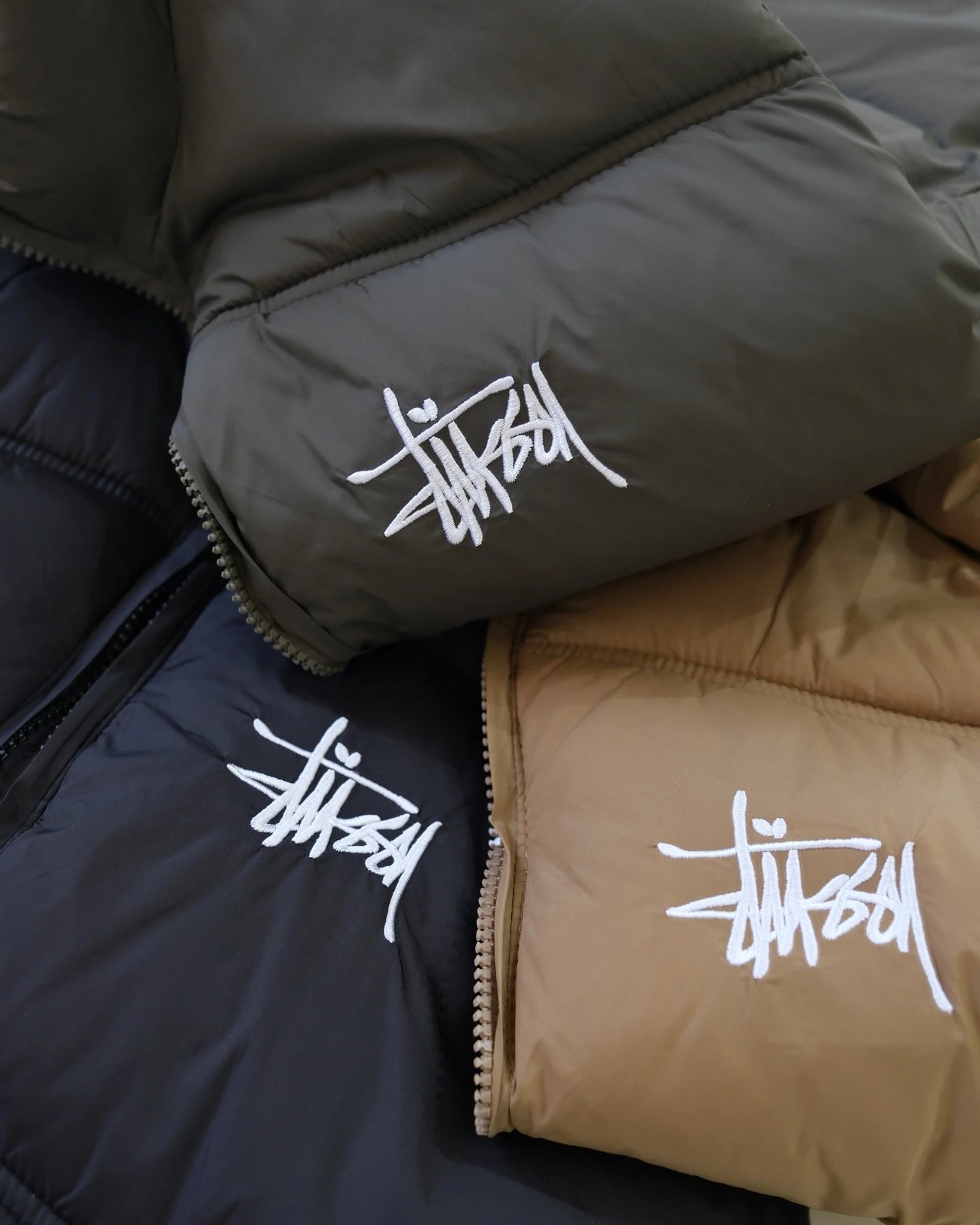 Stüssy Puffer Vest Navy Outerwear - 15