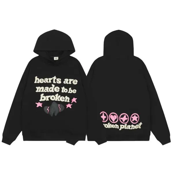 Broken Planet Heartless Love Hoodie Beige - 21